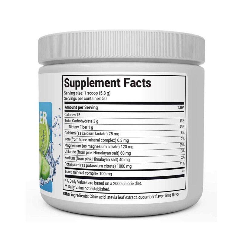 Electrolyte Powder Cucumber Lime 50 servings