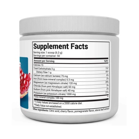 Electrolyte Powder Pomegranate & Cherry Natural Flavor 50 servings