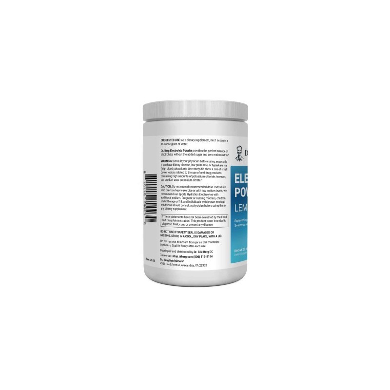 Electrolyte Powder Lemonade 100 Servings