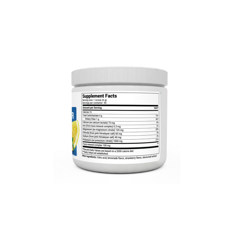 Electrolyte Powder Strawberry Lemonade Electrolyte 50 Serv