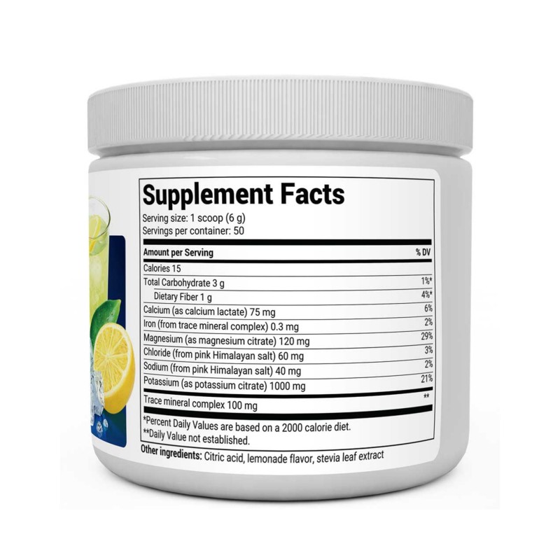 Electrolyte Powder Lemonade 50 servings