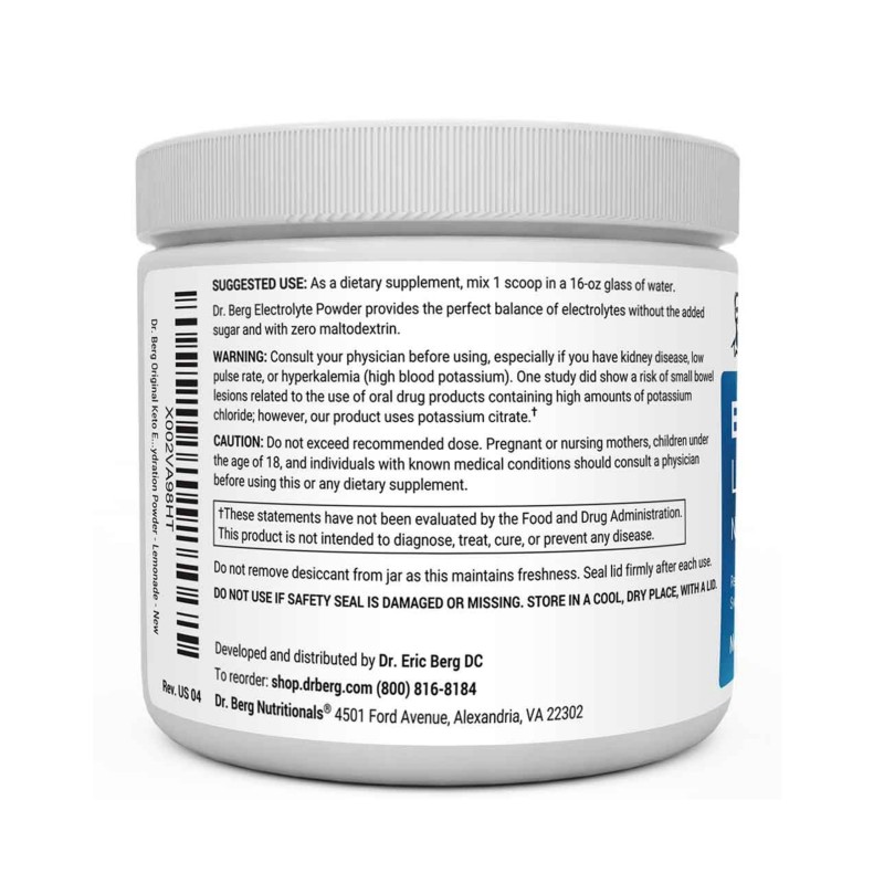 Electrolyte Powder Lemonade 50 servings
